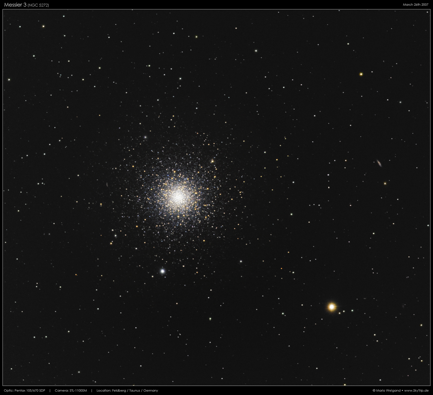 Messier 3 in Canes Venatici