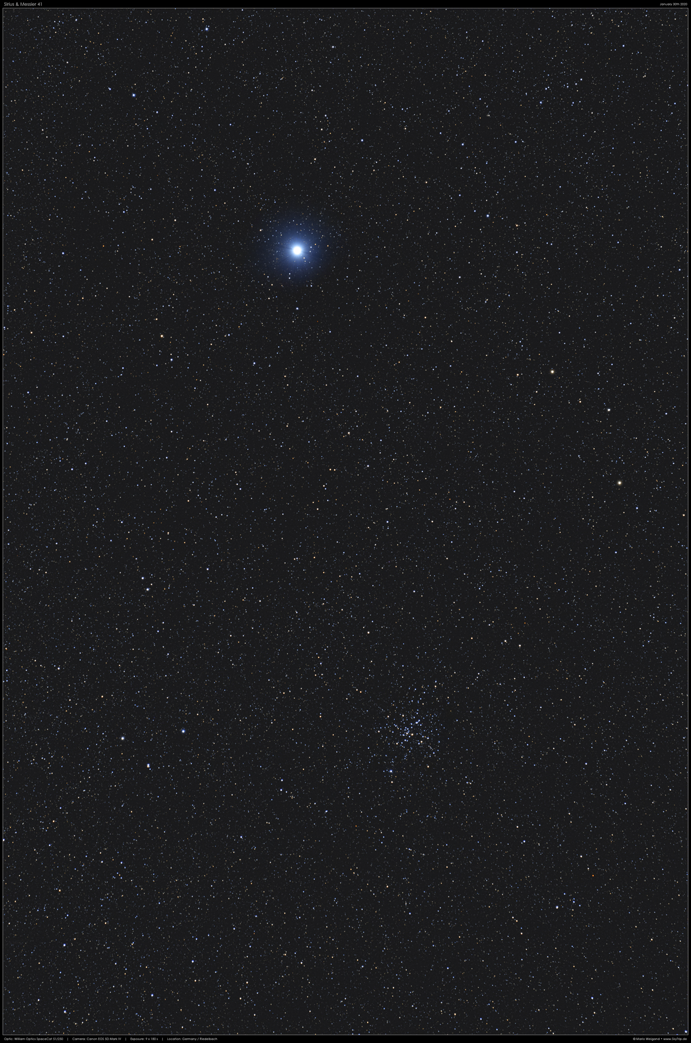 Sirius & Messier 41