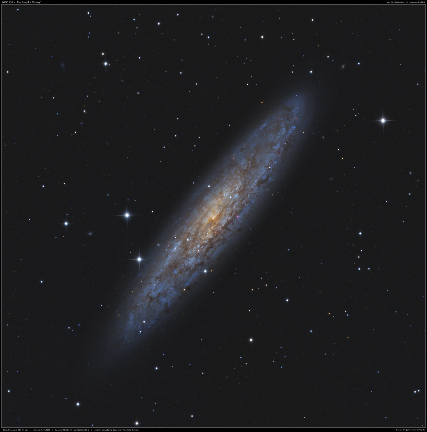 NGC 253  Sculptor Galaxie