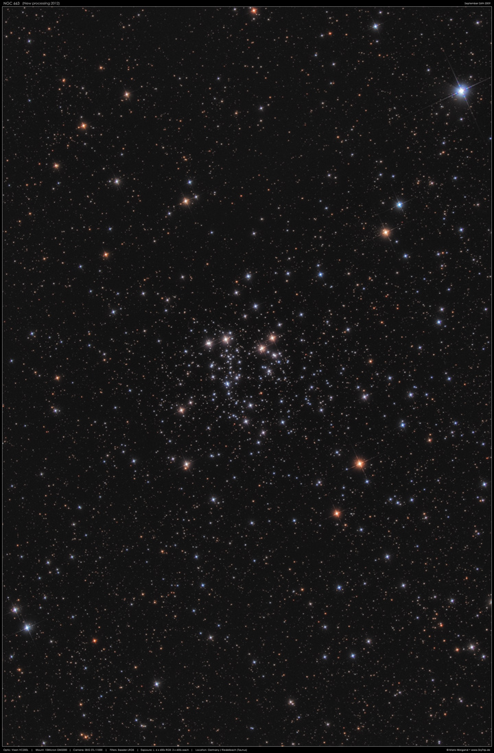 NGC 663 in der Cassiopeia