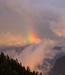 Regenbogen ber den Alpen II