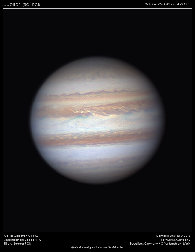 Foto von Jupiter, 22.10.2012