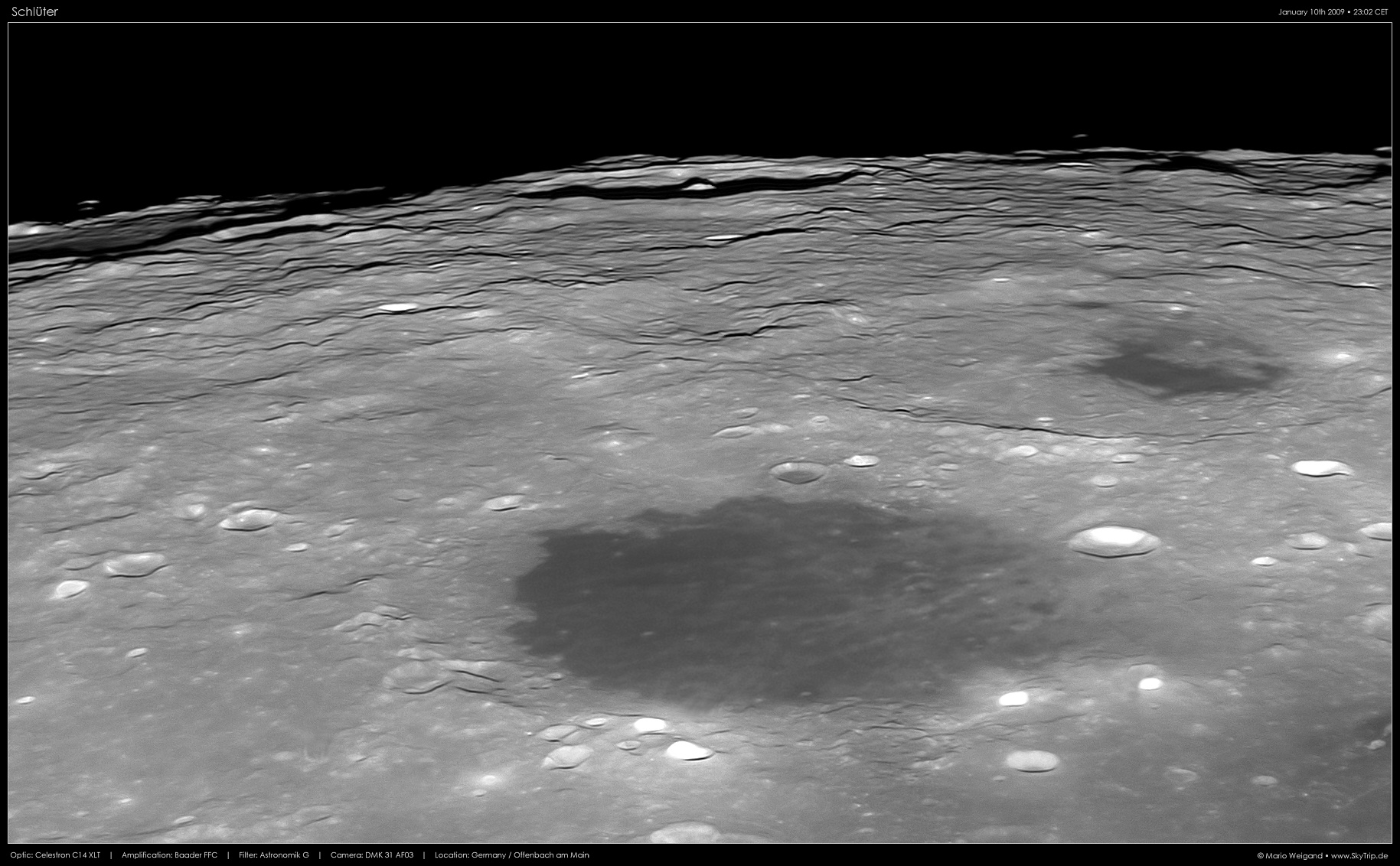 Mondfoto: Krater Schlter