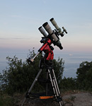 Teleskop am Mittelmeer