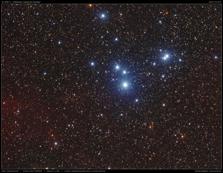 IC 2391 Omicron Velorum Cluster