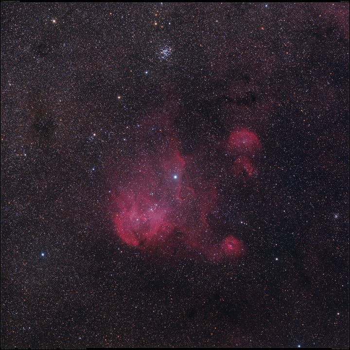 λ Centauri-Nebel IC 2944 & NGC 3766