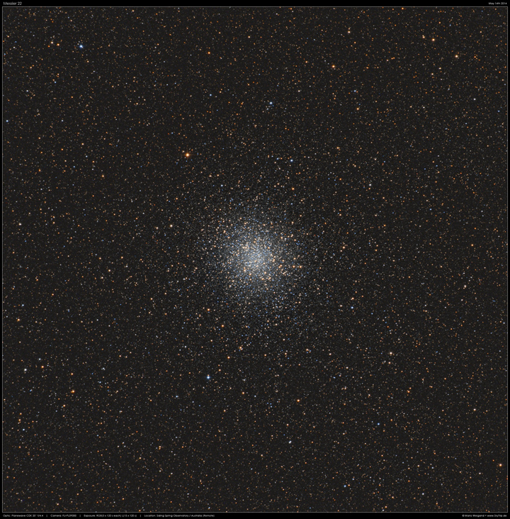 Kugelsternhaufen Messier 22