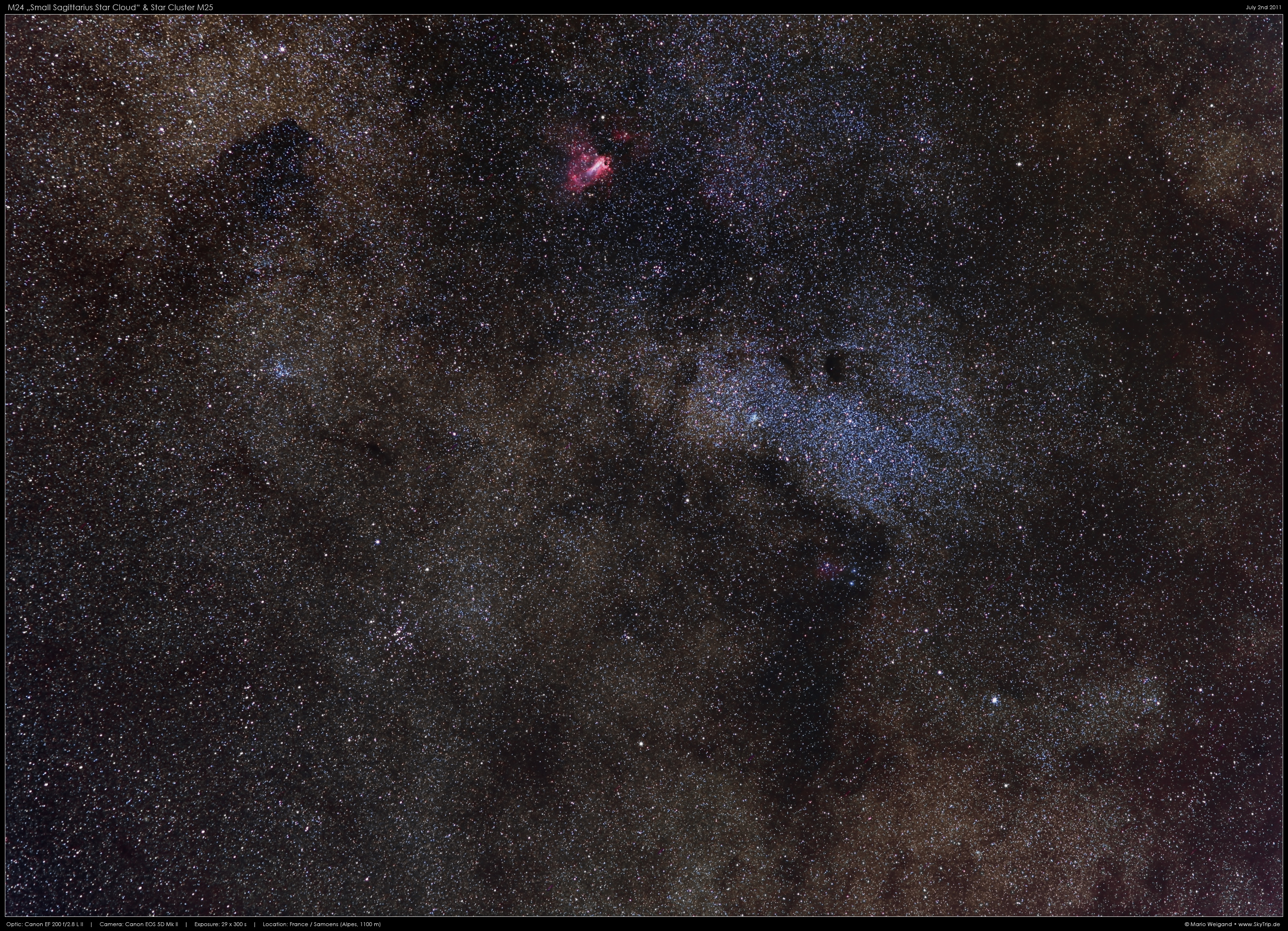 M24, Die kleine Sagittarius Sternwolke