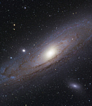 Die Andromeda Galaxie mit M32 und M110
