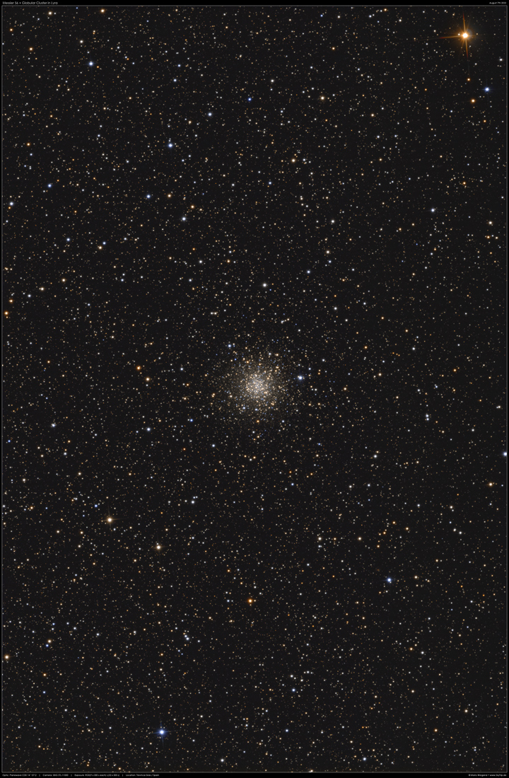 Messier 56 - Kugelsternhaufen in Lyra