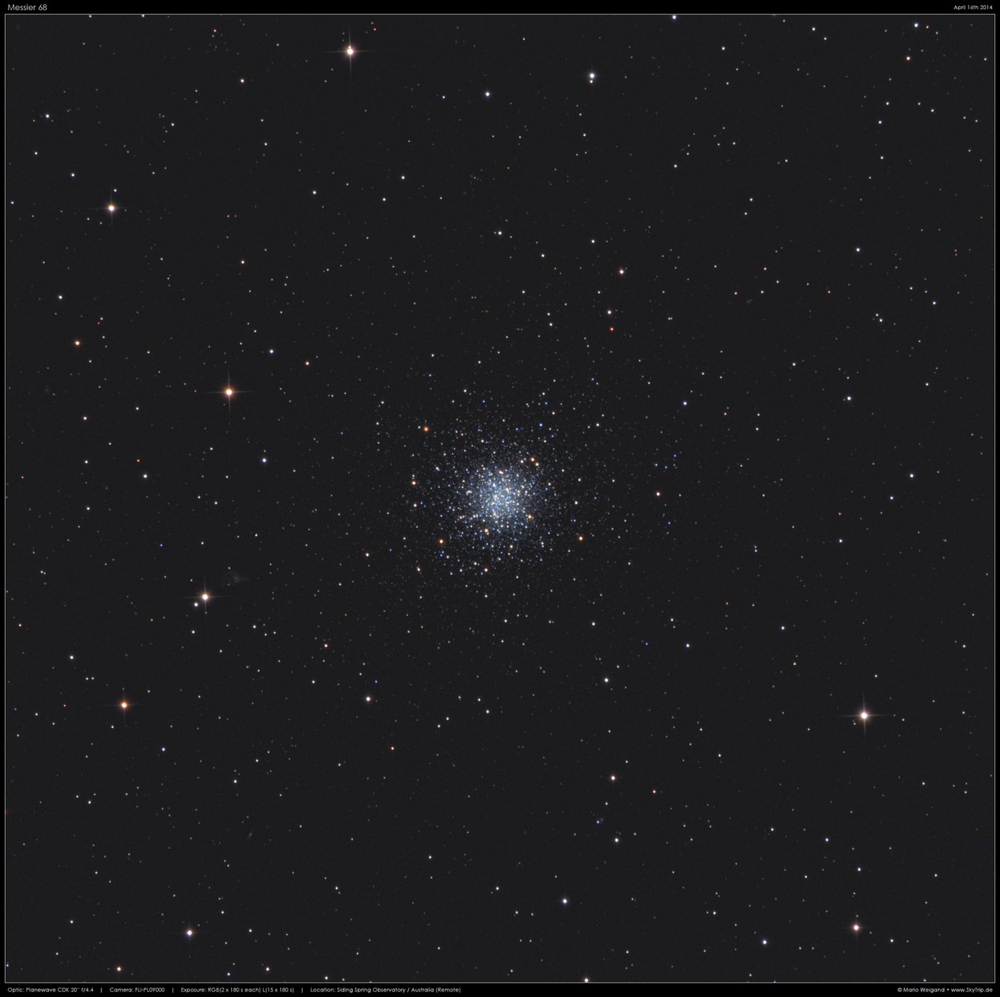 Kugelsternhaufen Messier 68