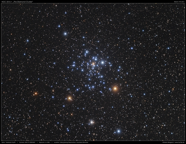 NGC 2516 The Diamond Cluster