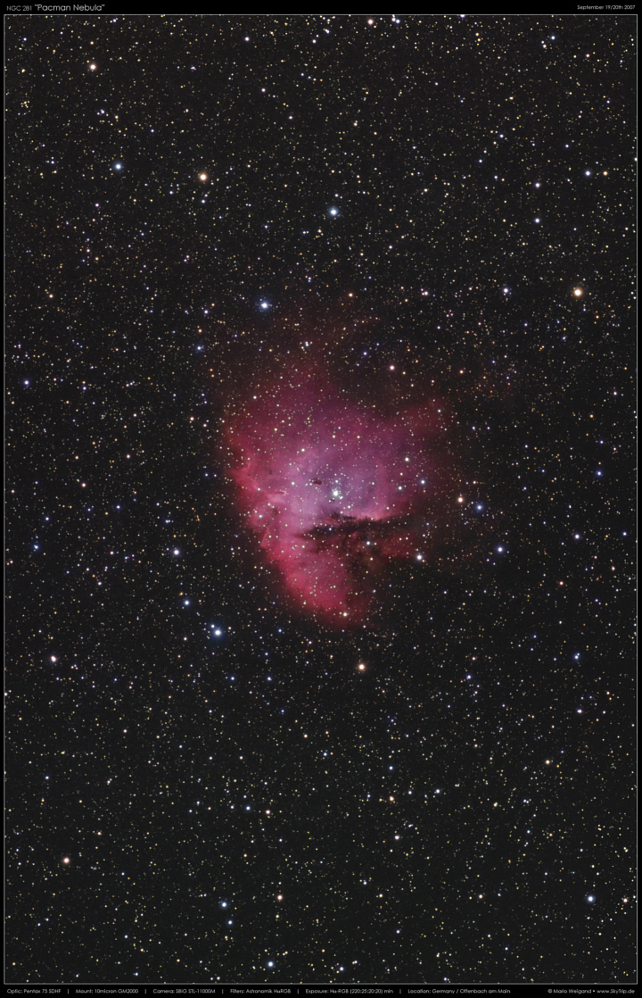 Pacman-Nebel NGC 281