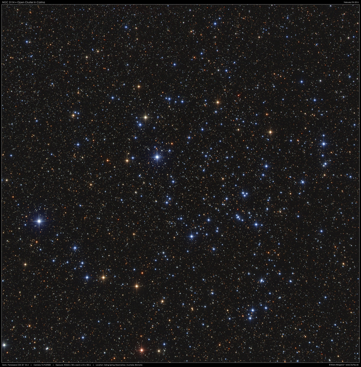 Sternhaufen NGC 3114 in Carina