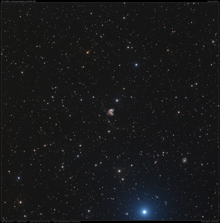 Die Antennengalaxien NGC 4038/9 & NGC 4027