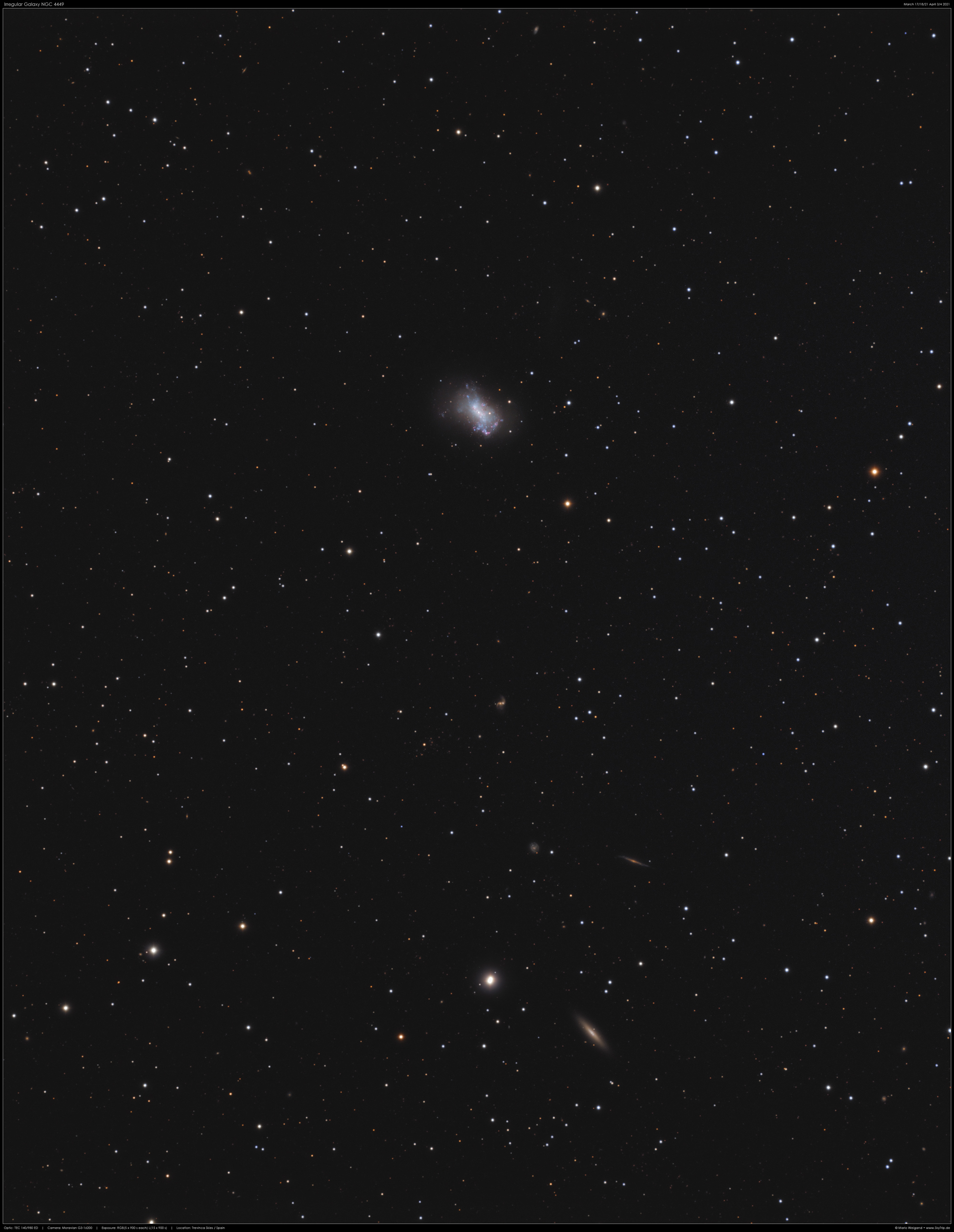 Die irregulre Galaxie NGC 4449