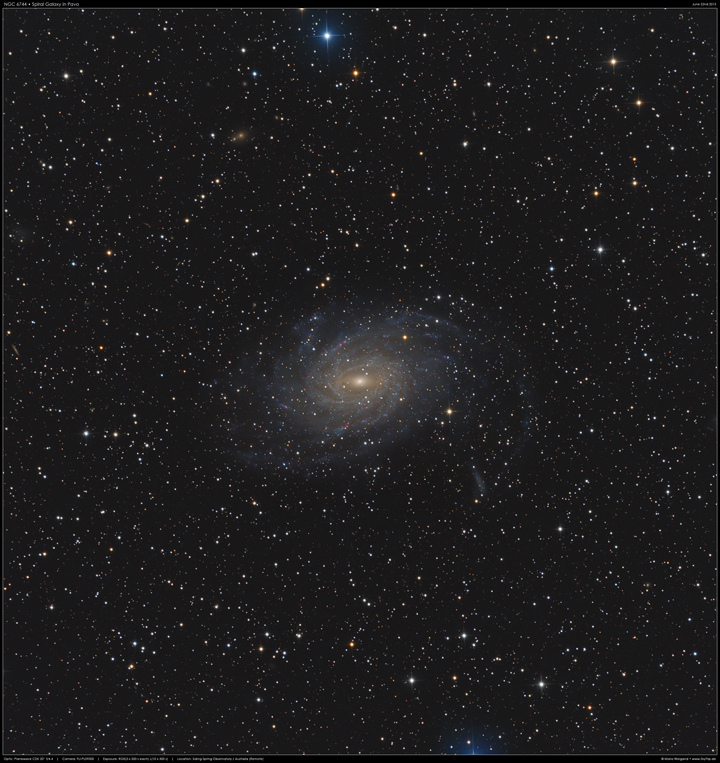 NGC 6744 im Sternbild Pfau