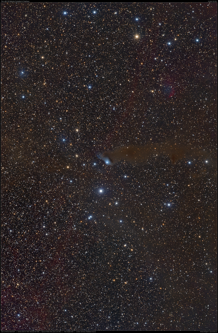 Barnard 175 mit vdB 152 im Cepheus
