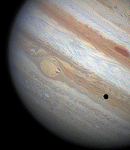 Animation: Jupiter mit Io-Transit