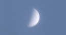 Merkur am blauen Taghimmel