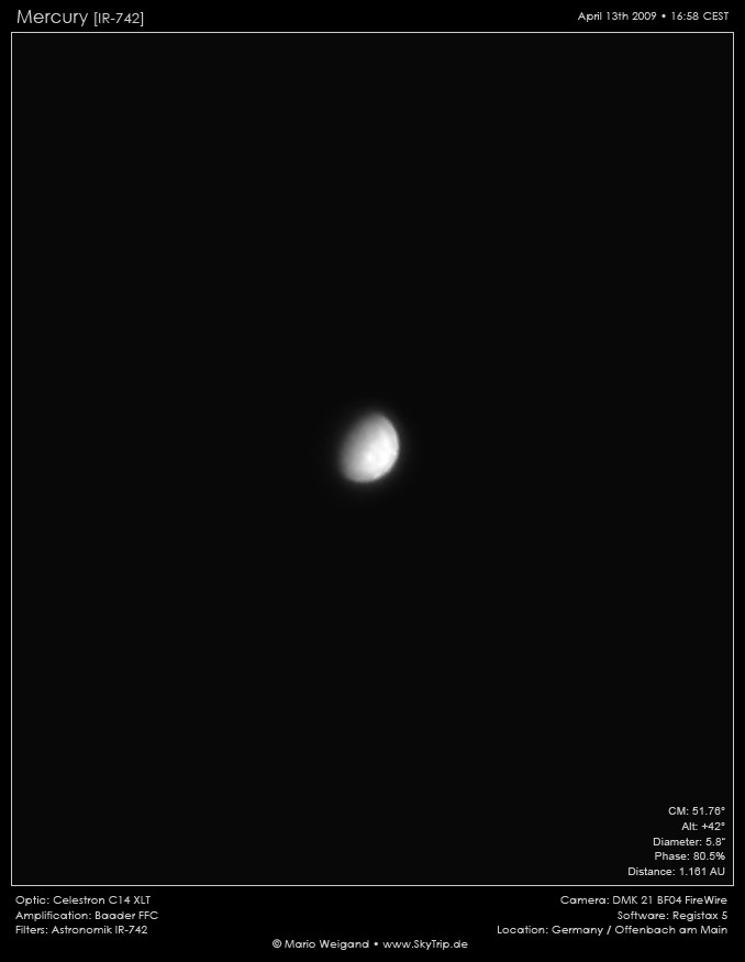 IR-Merkur am 13.04.2009