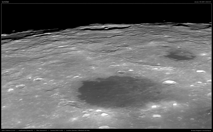 Mondfoto: Krater Schlüter