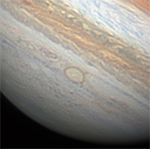 Jupiter mit dem WO-BA-Sturm am 3.9.2011